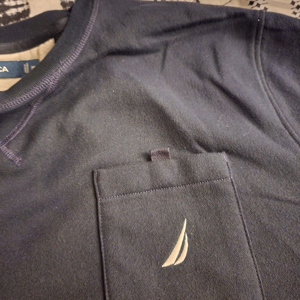 Navy blue - Nautical sweat shirt